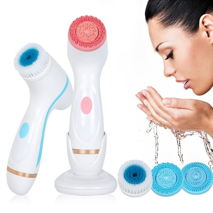 2026 Electric Facial Cleaner 5 IN 1 Face Cleansing Brush Wash Machine Spa Skin Care Massager Battery-powered（Without battery）
