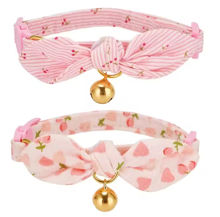 Pet Collar, Adjustable and Detachable Collar, Cute Style Collar for Dogs and Cats, Suitable for Small Dogs and Cats